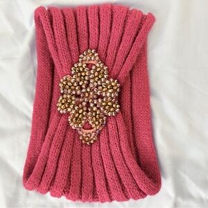 Pink Winter Knit Headband